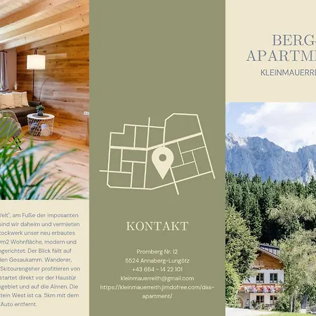 Kleinmauerreith Alpine Hideaway Am Gosaukamm, Berg-apartment Apartamento